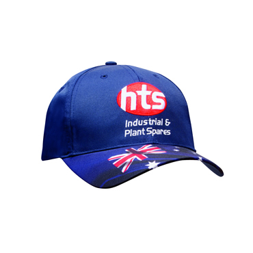 4190 Breathable Poly Twill Waving Flag Cap