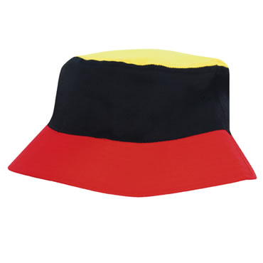 4220 Breathable Poly Twill Multicoloured Bucket Hat